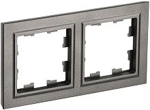 Рамка универсальная IEK Brite РУ-2-БрШ 2-м. шампань картинка